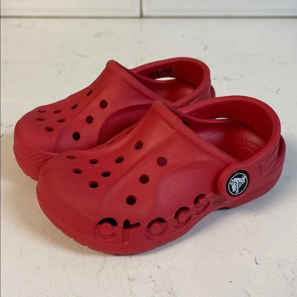 Crocs Kids' Baya Clog 209290 Red Size 8